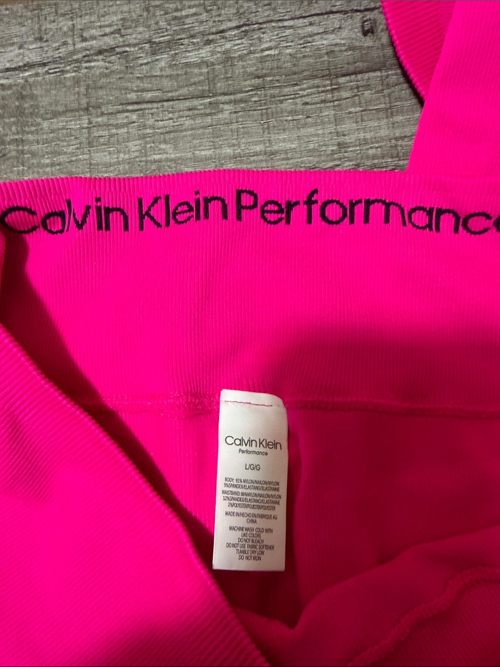 Calvin Klein Purple and Hot Pink woman Leggings - Seamless Stretch - Picture 4 of 5
